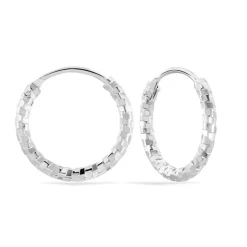 Histoire d'Or Créoles Argent Blanc Agathe* Boucles D'Oreilles|Boucles D'Oreilles Fantaisie