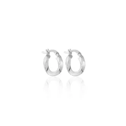 Outlet Histoire d'Or Créoles Ava argent blanc