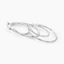 Best Histoire d'Or Créoles Argent Blanc Marjorie