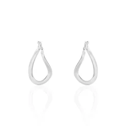 Histoire d'Or Créoles Argent Blanc Olivia* Boucles D'Oreilles|Boucles D'Oreilles Fantaisie