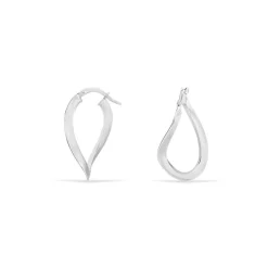 Histoire d'Or Créoles Argent Blanc Olivia* Boucles D'Oreilles|Boucles D'Oreilles Fantaisie