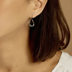 Histoire d'Or Créoles Argent Blanc Olivia* Boucles D'Oreilles|Boucles D'Oreilles Fantaisie