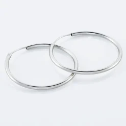 Online Histoire d'Or Créoles Olympia argent blanc