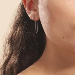 Histoire d'Or Créoles Argent Jurg* Boucles D'Oreilles|Boucles D'Oreilles Fantaisie