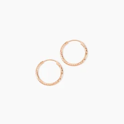 Clearance Histoire d'Or Créoles Argent Rose Agathe