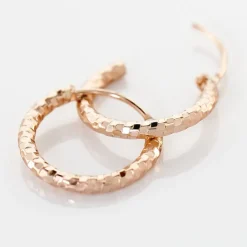 Sale Histoire d'Or Créoles Argent Rose Agathe