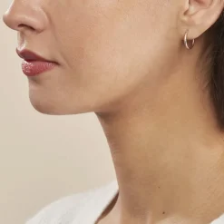 Sale Histoire d'Or Créoles Argent Rose Agathe