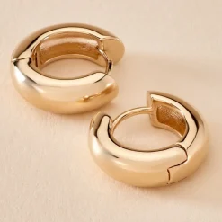 Histoire d'Or Créoles Ariane Plaqué Or Jaune* Boucles D'Oreilles|Boucles D'Oreilles Fantaisie