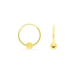 Histoire d'Or Créoles Ariel Or Jaune* Boucles D'Oreilles|Boucles D'Oreilles Créoles