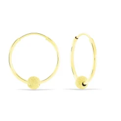 Histoire d'Or Créoles Ariel Or Jaune