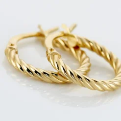 Histoire d'Or Créoles Bartimee Or Jaune