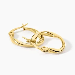 Histoire d'Or Créoles Bethanie Acier Jaune* Boucles D'Oreilles|Boucles D'Oreilles Fantaisie