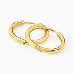 Best Histoire d'Or Créoles Bolivia Acier Jaune - 16 mm