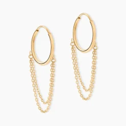 Histoire d'Or Créoles Calogero Or Jaune* Boucles D'Oreilles|Piercings D'Oreilles