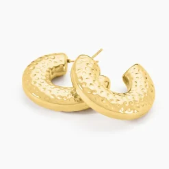 Discount Histoire d'Or Créoles Calyssa Acier Doré