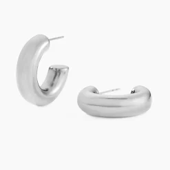 New Histoire d'Or Créoles Cassis acier blanc