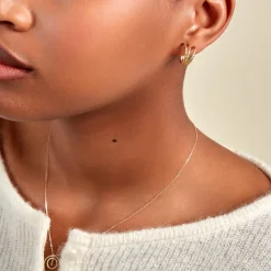 Histoire d'Or Créoles Clematine Or Jaune* Boucles D'Oreilles|Boucles D'Oreilles Créoles