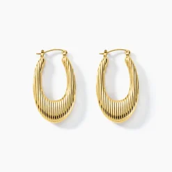 Histoire d'Or Créoles Dafnie Acier Jaune* Boucles D'Oreilles|Boucles D'Oreilles Fantaisie