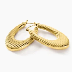 Histoire d'Or Créoles Dafnie Acier Jaune* Boucles D'Oreilles|Boucles D'Oreilles Fantaisie