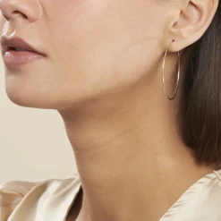 Hot Histoire d'Or Créoles Dominae Flexible or jaune