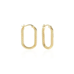 Histoire d'Or Créoles Edie Plaqué Or Jaune* Boucles D'Oreilles|Boucles D'Oreilles Créoles