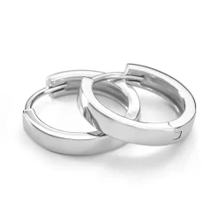 Outlet Histoire d'Or Créoles Eleaonora Argent Blanc