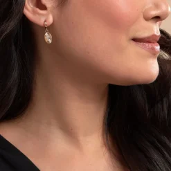 Histoire d'Or Créoles Embrasement Plaqué Or Jaune Oxyde De Zirconium* Boucles D'Oreilles|Boucles D'Oreilles Fantaisie