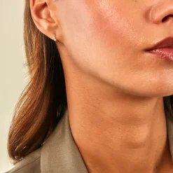 Histoire d'Or Créoles Eugenio Or Jaune Diamant Synthétique* Boucles D'Oreilles|Boucles D'Oreilles Créoles