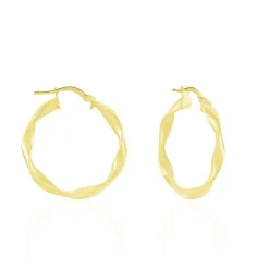 New Histoire d'Or Créoles Falbala Or Jaune