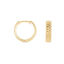 Histoire d'Or Créoles Gaia Plaqué Or Jaune* Boucles D'Oreilles|Boucles D'Oreilles Fantaisie