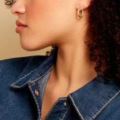 Histoire d'Or Créoles Galila Or Jaune* Boucles D'Oreilles|Boucles D'Oreilles Créoles