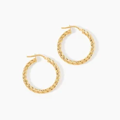 Histoire d'Or Créoles Gavrel Or Jaune* Boucles D'Oreilles|Boucles D'Oreilles Créoles