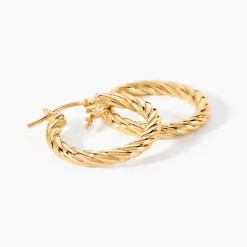 Histoire d'Or Créoles Gavrel Or Jaune* Boucles D'Oreilles|Boucles D'Oreilles Créoles