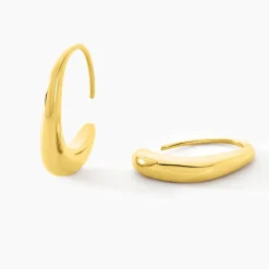 Histoire d'Or Créoles Gold Aura Acier Jaune* Boucles D'Oreilles|Boucles D'Oreilles Fantaisie