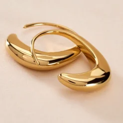 Histoire d'Or Créoles Gold Aura Acier Jaune* Boucles D'Oreilles|Boucles D'Oreilles Fantaisie