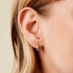 Histoire d'Or Créoles Hamino Or Jaune Diamant* Boucles D'Oreilles|Boucles D'Oreilles Créoles