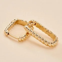 Online Histoire d'Or Créoles Hari plaqué or jaune