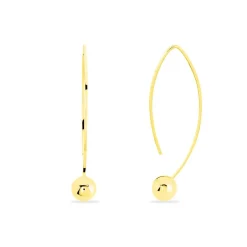 Best Histoire d'Or Créoles Helle Amande Or Jaune