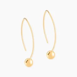 Histoire d'Or Créoles Helle Amande Or Jaune* Boucles D'Oreilles|Boucles D'Oreilles Créoles