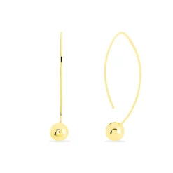 Histoire d'Or Créoles Helle Amande Or Jaune* Boucles D'Oreilles|Boucles D'Oreilles Créoles