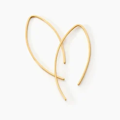 Histoire d'Or Créoles Helle Amande Or Jaune* Boucles D'Oreilles|Boucles D'Oreilles Créoles