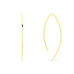 Histoire d'Or Créoles Helle Amande Or Jaune* Boucles D'Oreilles|Boucles D'Oreilles Créoles