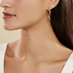 Histoire d'Or Créoles Helmine Or Jaune* Boucles D'Oreilles|Boucles D'Oreilles Créoles