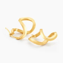 Histoire d'Or Créoles Helmine Or Jaune* Boucles D'Oreilles|Boucles D'Oreilles Créoles