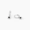 Histoire d'Or Créoles Hesper Argent Blanc Oxyde De Zirconium* Boucles D'Oreilles|Boucles D'Oreilles Fantaisie