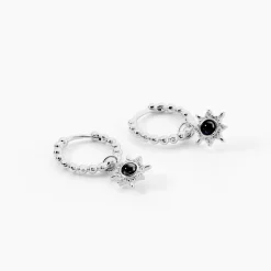 Histoire d'Or Créoles Hesper Argent Blanc Oxyde De Zirconium* Boucles D'Oreilles|Boucles D'Oreilles Fantaisie