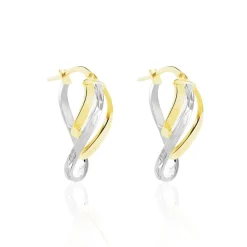 Histoire d'Or Créoles Holly Or Bicolore* Boucles D'Oreilles|Boucles D'Oreilles Créoles