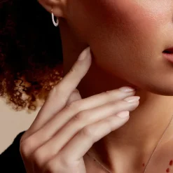 Histoire d'Or Créoles Howayda Or Jaune Cristal