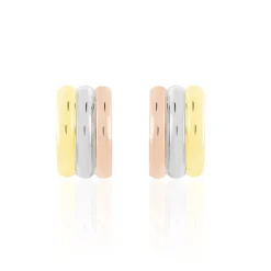 Histoire d'Or Créoles Igora Or Tricolore* Boucles D'Oreilles|Boucles D'Oreilles Créoles