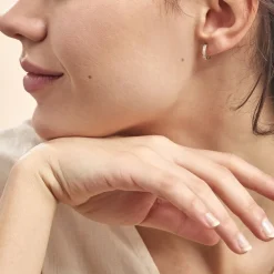 Histoire d'Or Créoles Ivria Or Jaune Oxyde De Zirconium* Boucles D'Oreilles|Boucles D'Oreilles Créoles